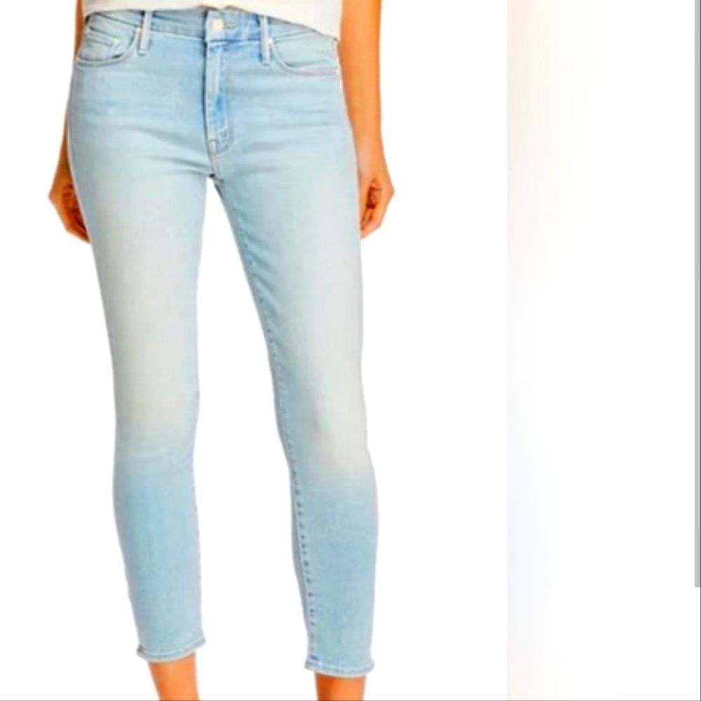 MOTHER THE LOOKER CROP SWIMMING POOL SUNDAY size 31